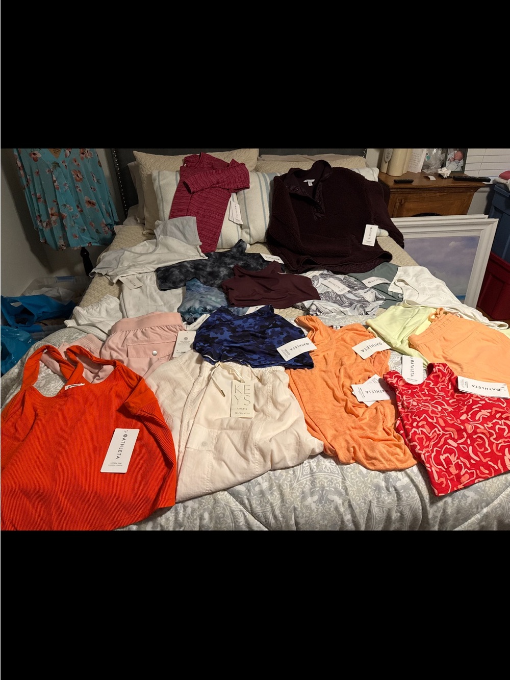 NWT, 18 piece RESELLERS Bundle ATHLETA, sizes XS-3XL
